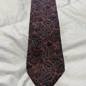 DAMON - PURPLE PAISLEY - 100% SILK TIE